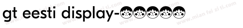 gt eesti display字体转换